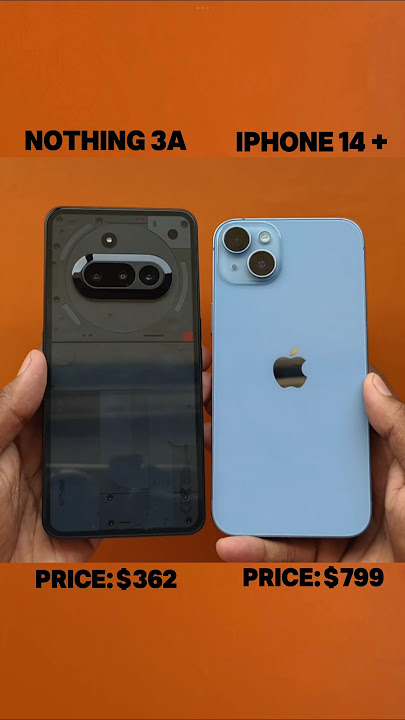 Nothing Phone 3A vs iPhone 14 Plus – The Ultimate Budget vs Premium Showdown!  #shorts