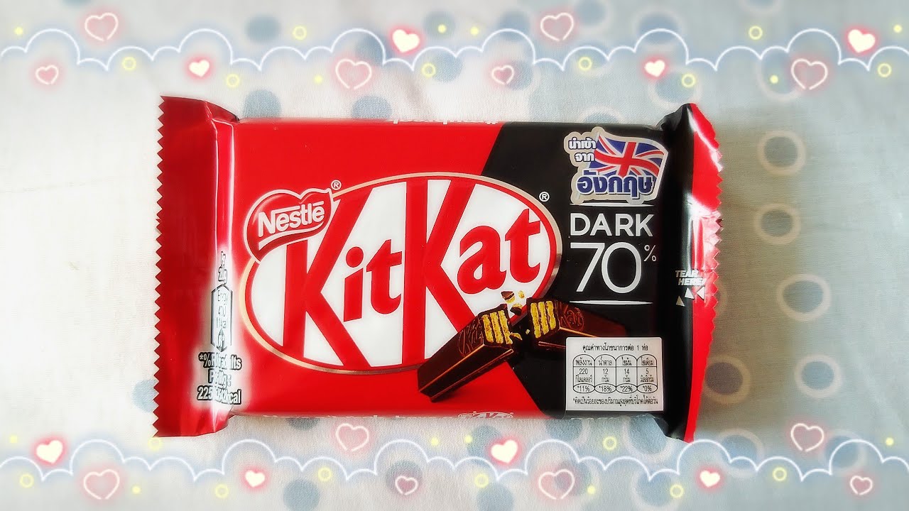 รีวิว kitkat dark chocolate 70% คิทแคทดาร์คช็อคโกแล็ต