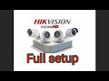 cctv camera hikvision full setup.