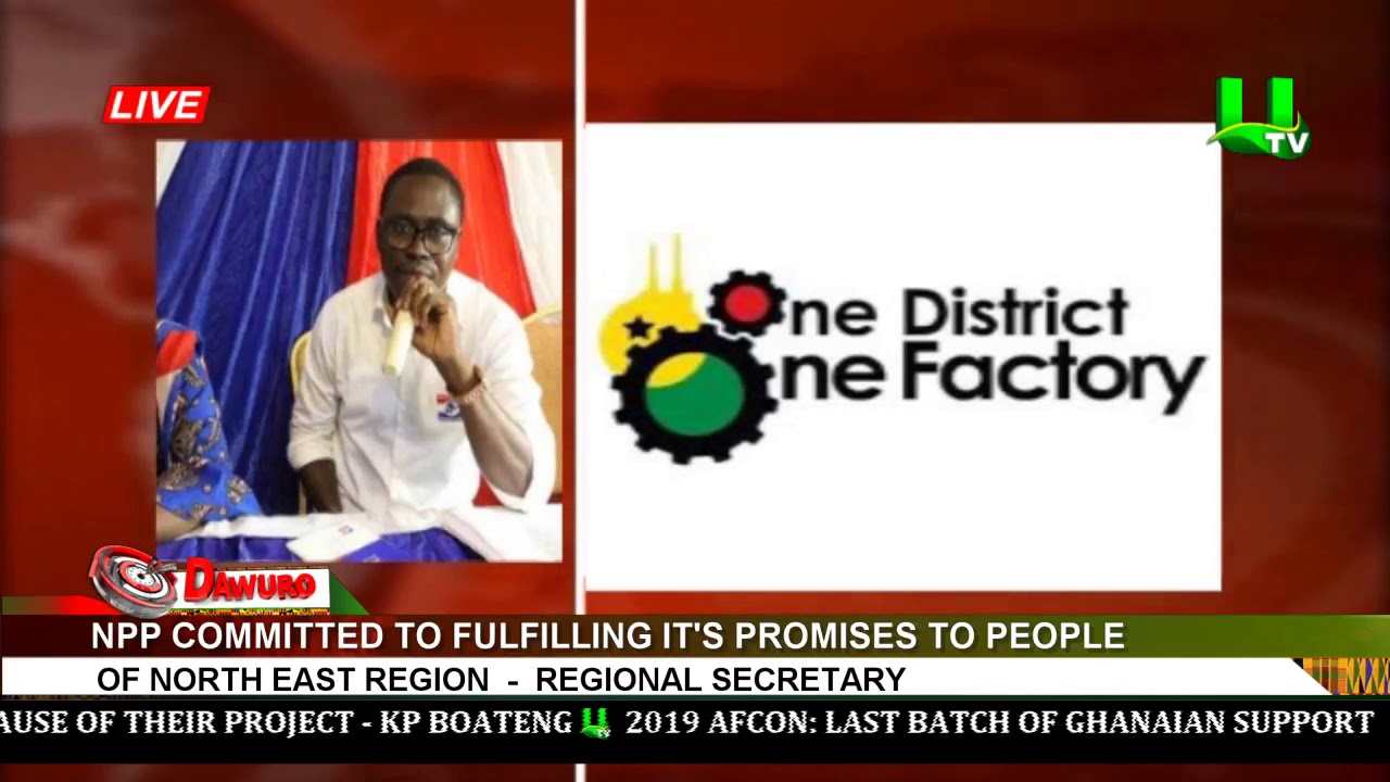 utv ghana frequency on multi tv NPP committed to fulfilling its promises to people of North East Region - Regional Secretary