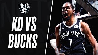 KD's INSANE Series Highlights vs Bucks (35 PPG)! 🎯