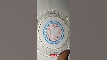 Mesmerizing spirograph drawing ❣️❣️. #ytshorts #satisfying #drawing #spirograph #art #shortsfeed