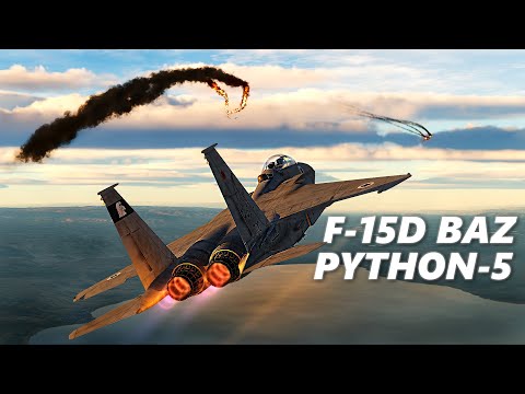 F-15D 'Improved BAZ' vs SU-27 Python-5 vs Archer | DCS World