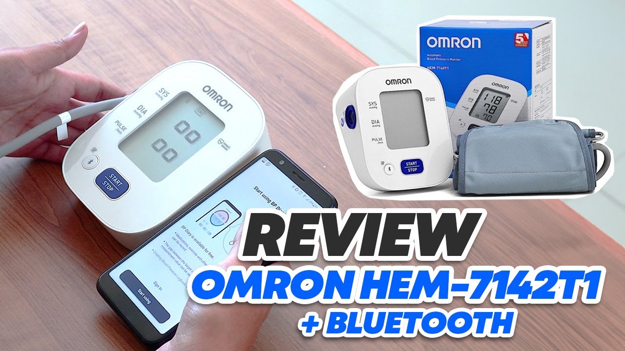 OMRON 7140T1 HEM 7142T1 Digital Bluetooth Blood Pressure Monitor