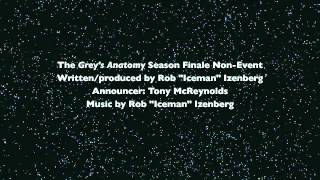 Greys Anatomy Season Finale Non-Event
