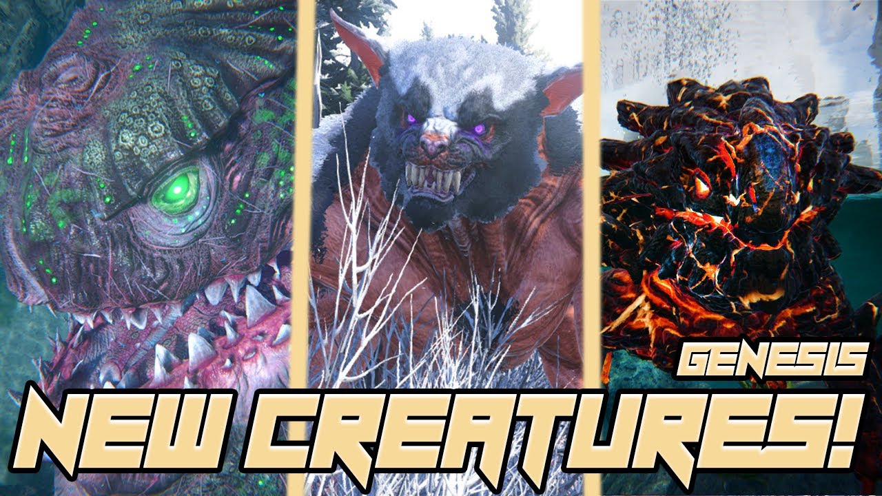 Ark Genesis Part 2 - All New Dinos And Creatures