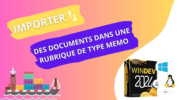 Importer des documents dans une rubrique de type memo dans une Base HFSQL avec WinDev