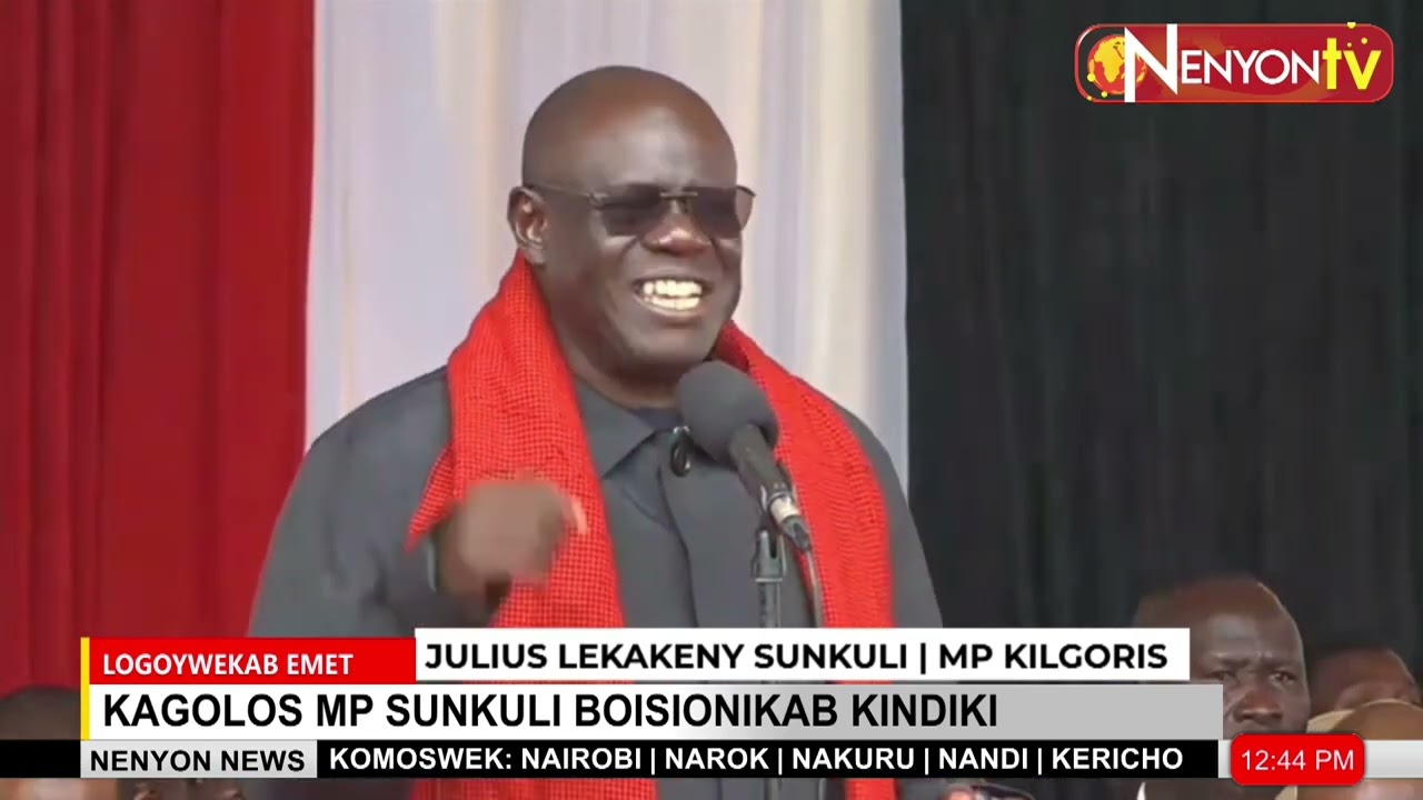 KILGORIS MP APPLAUDS KINDIKI’S BOLD DEVELOPMENT AGENDA