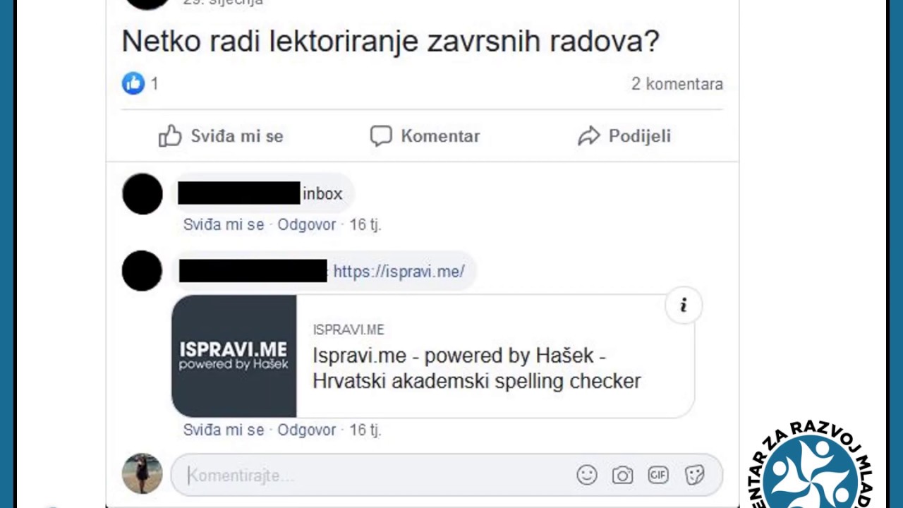 Ispravi me ne radi