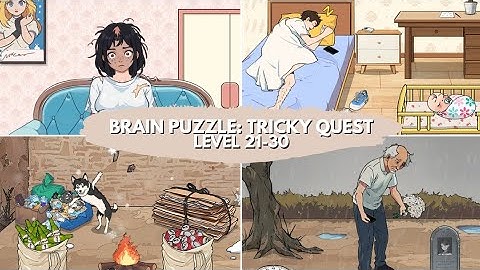 Brain Puzzle Tricky Quest Level 21-30 by @Gunawansuksesgaming