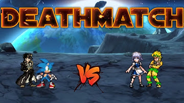 Sonic Chaos OP & Jotaro K1 V2 VS Sakuya & Dio K1 V2 in Jump Force Mugen