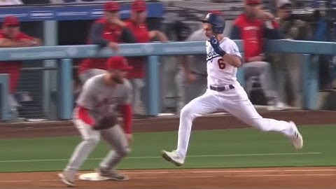 Trae Turner showing off the speed. Beats a throw for an infield single | MLB Baseball Highlights