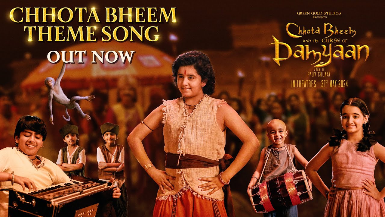 Chhota Bheem Theme Full Song  Chhota Bheem and the Curse of Damyaan  Raghav Sachar  Rajiv Chilaka