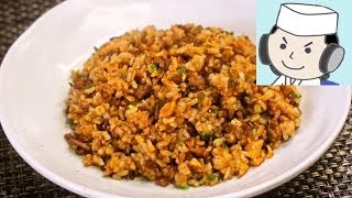 四川炒飯♪　Szechuan fried rice♪