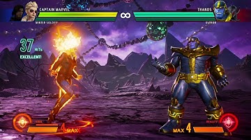 Marvel vs Capcom:infinite Captain Marvel supermoves