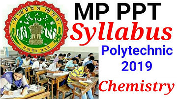 MP PPT Syllabus Polytechnic 2019 Chemistry