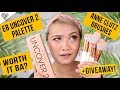 BRUTALLY HONEST REVIEW + GIVEAWAY| Anne Clutz Brushes and EB Uncover 2 Palette | WORTH IT BA BILHIN?