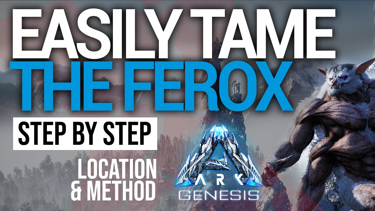 HOW TO TAME A FEROX! Spawn Location & Method: ARK Genesis ...