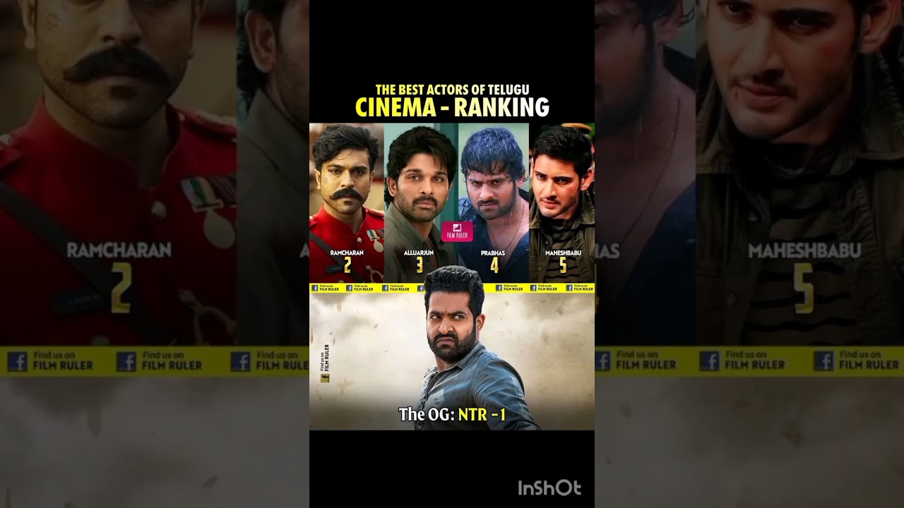 THE BEST ACTORS OF TELUGU CINEMA - RANKING 