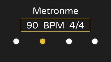 Metronome | 90 BPM | 4/4 Time (with Accent )