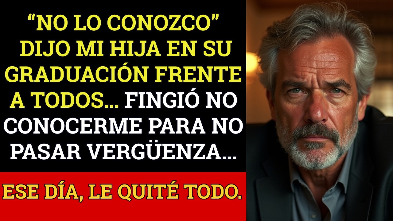 Mi HIJA Fingió No Conocerme En Su Graduación Por Vergüenza De Presentarme A Sus Amigos… Pero Yo Pagu