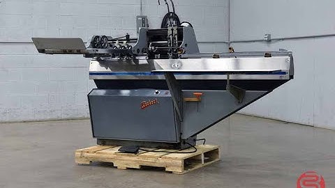 Rosback 201 Book Binding Saddle Stitcher