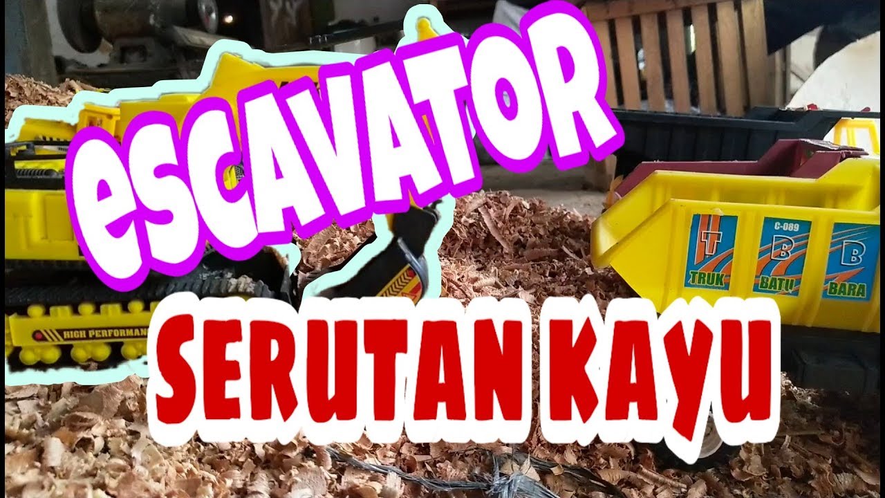 PLAY KIDS FUN MAINAN  ANAK TRUK  PASIR KIRIM SERUTAN KAYU  