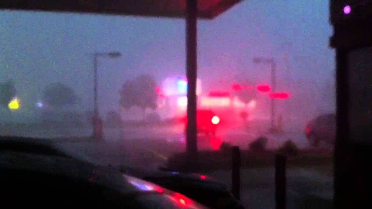 Severe Thunderstorm Hits Dyer Indiana YouTube