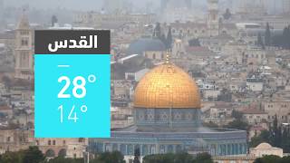 حالة الطقس في البلاد 14-06-2020 عبر قناة مساواة الفضائية