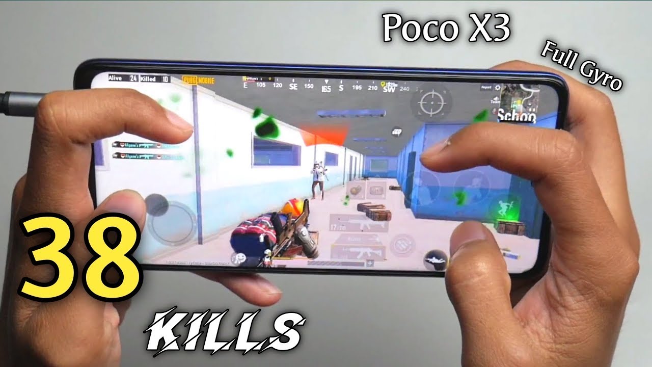 Unboxing  POCO X3 PRO Test Game PUBG 5 Finger + Gyro solo Vs Squad 38 kills