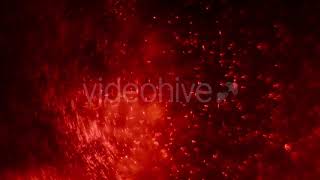 Red Particles Flow | Motion Graphics - Envato elements