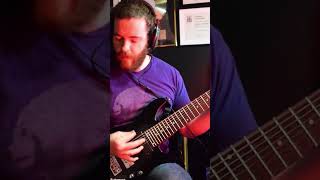 Deltarune riffs on an 8 string guitar