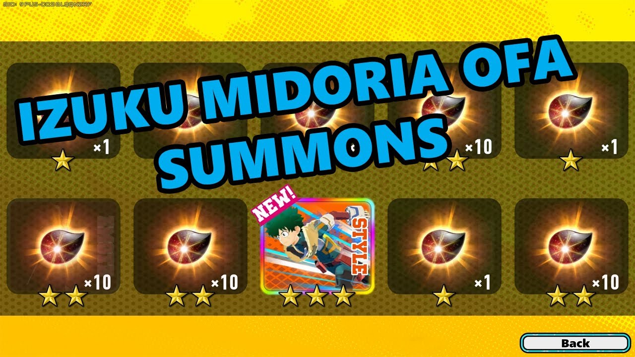 ОН ТАКОЙ КРУТОЙ!!! OFA Изуку Мидория призывает [My Hero Ultra Rumble]