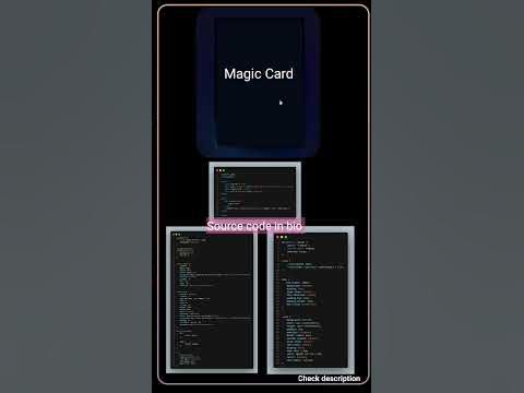 Magic Card design in CSS | How to create Magic Card in #html5 #css3 # ...