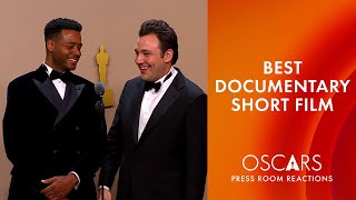 Best Documentary Short Film | 'The Last Repair Shop' | Oscars 2024 Press Room Speech