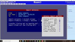 Import Balance Procedure in Expert Accounting Software screenshot 4