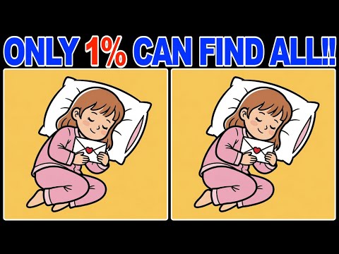 【Spot the Difference】🌈 Enhance Concentration in a 10-Minute Brain Workout!【Find the Difference】