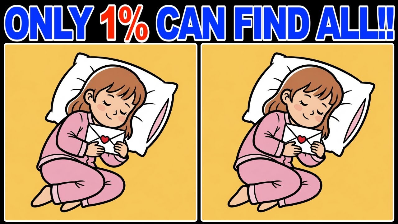 【Spot the Difference】🌈 Enhance Concentration in a 10-Minute Brain Workout!【Find the Difference】