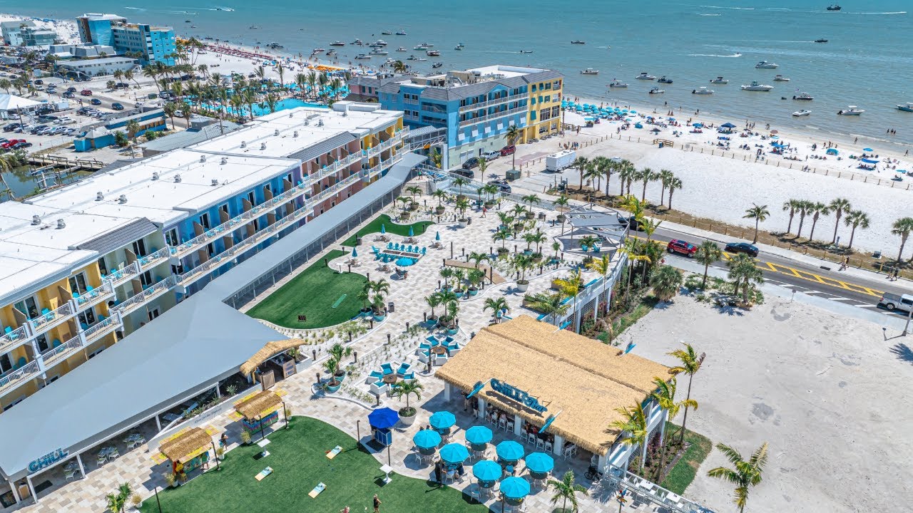 Hurricane Milton from Sunset Terrace at Margaritaville Beach Resort Fort Myers Beach
