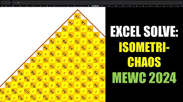 Excel Solve: Isometrichaos (Microsoft Excel World Championship 2024)