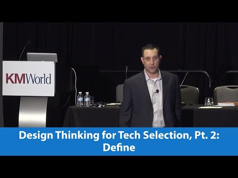 Design Thinking for Tech Selection, Pt. 2: Define