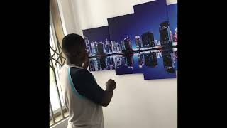 How to install 5 wall arts canvas frames on a wall kao decor How to install 5 wall arts canvas frames on a wall kao decor