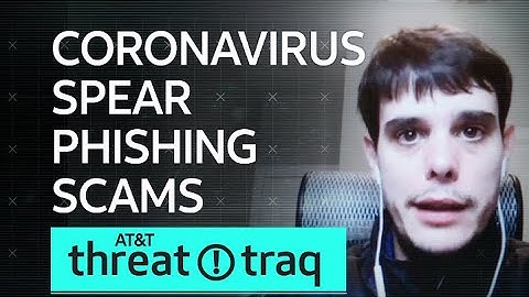 Coronavirus Spear Phishing Scams | AT&T ThreatTraq