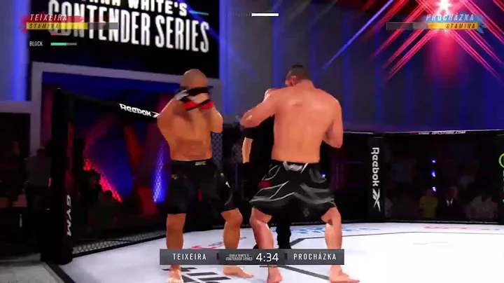 UFC 4  Glover teixeira vs Jiri prochazka. Title fight