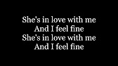 The Beatles I Feel Fine Lyrics Youtube