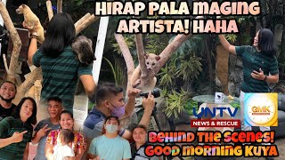 ang hirap pala mag artista!! behind the scenes! Good morning Kuya UNTV!