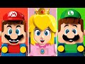 LEGO Mario Vs LEGO Luigi Vs LEGO Peach Trailer Comparison