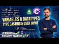 What are Variables , Datatypes, Typecasting & How to get User Input in C# with examples in 2026 .