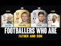 Footballers FATHER and SON! 👨‍👦🔥 | FT. Haaland, Zidane, Beckham...