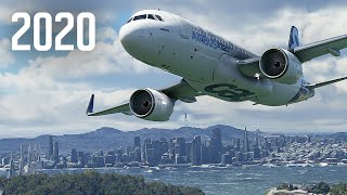 New Flight Simulator 2020 | Max Graphics 4K HDR | Spectacular TakeOff from San Francisco